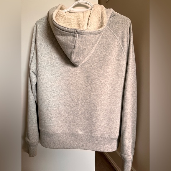 🌟free w/purchase🌟GAP Vintage Soft Classic Hoodie Grey Zip with Gap Logo - Picture 4 of 7